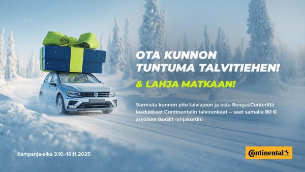 Continental GoGift-talvikampanja