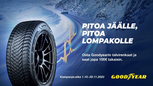 Goodyear – syksyn cashback-kampanja